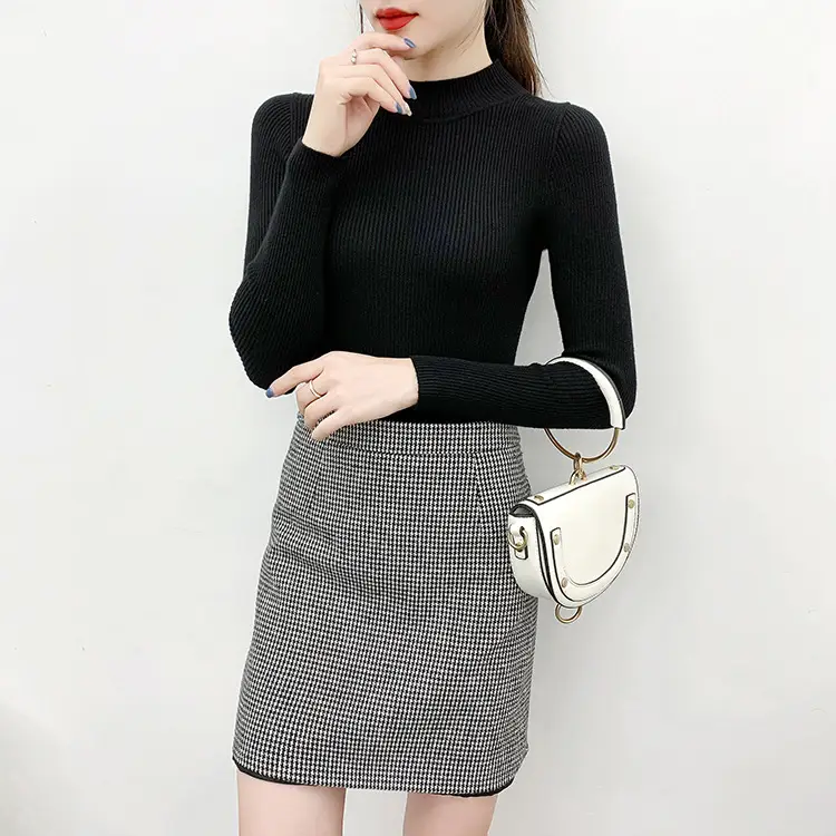 2025 Knit Half-Turtleneck Sweater Set for Women — feature 16