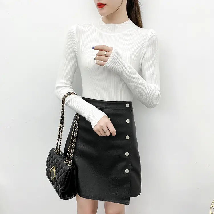 2025 Knit Half-Turtleneck Sweater Set for Women — feature 17