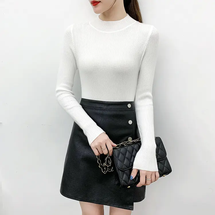 2025 Knit Half-Turtleneck Sweater Set for Women — feature 18