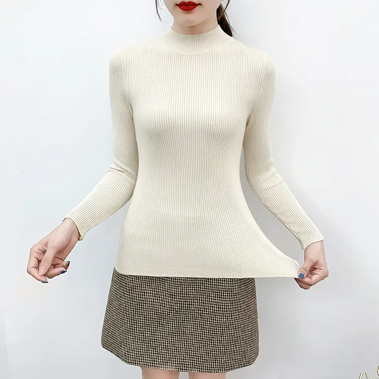2025 Knit Half-Turtleneck Sweater Set for Women — feature 8