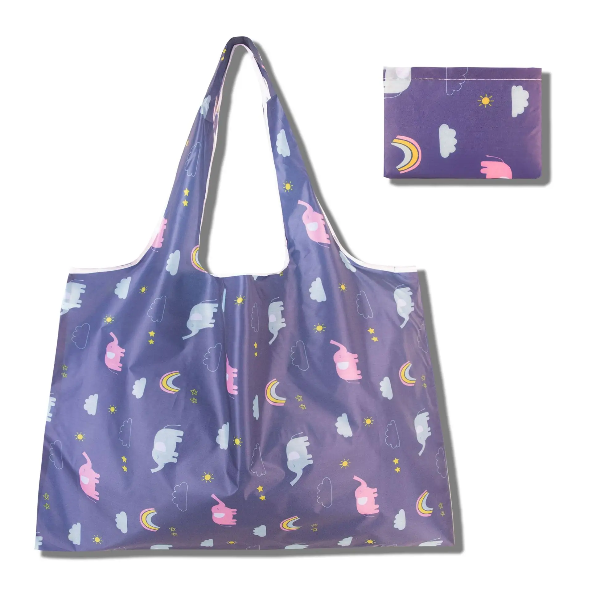 Printed Star Cloth Shopping Bag One Shoulder Large Capacity - Image 33