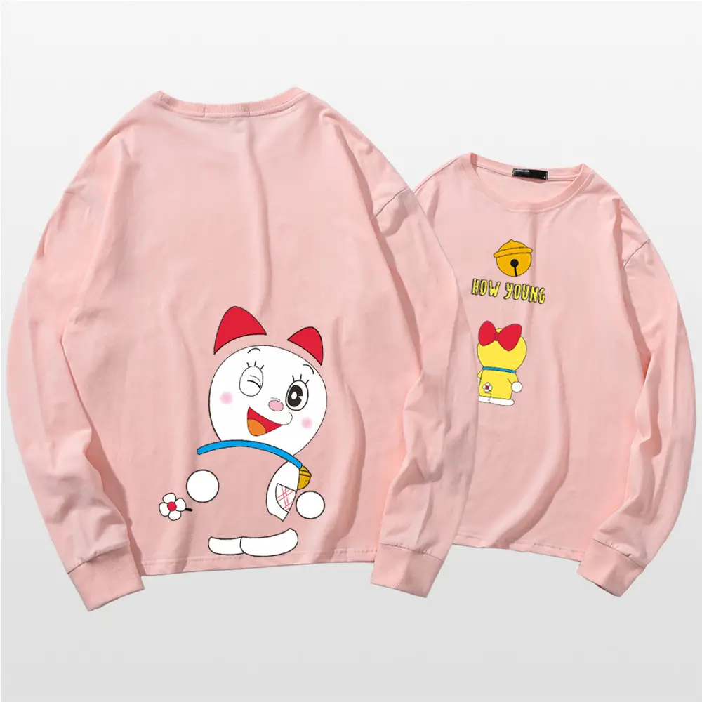 Doraemon Cotton Long Sleeve T-Shirt Navy Blue - Image 24