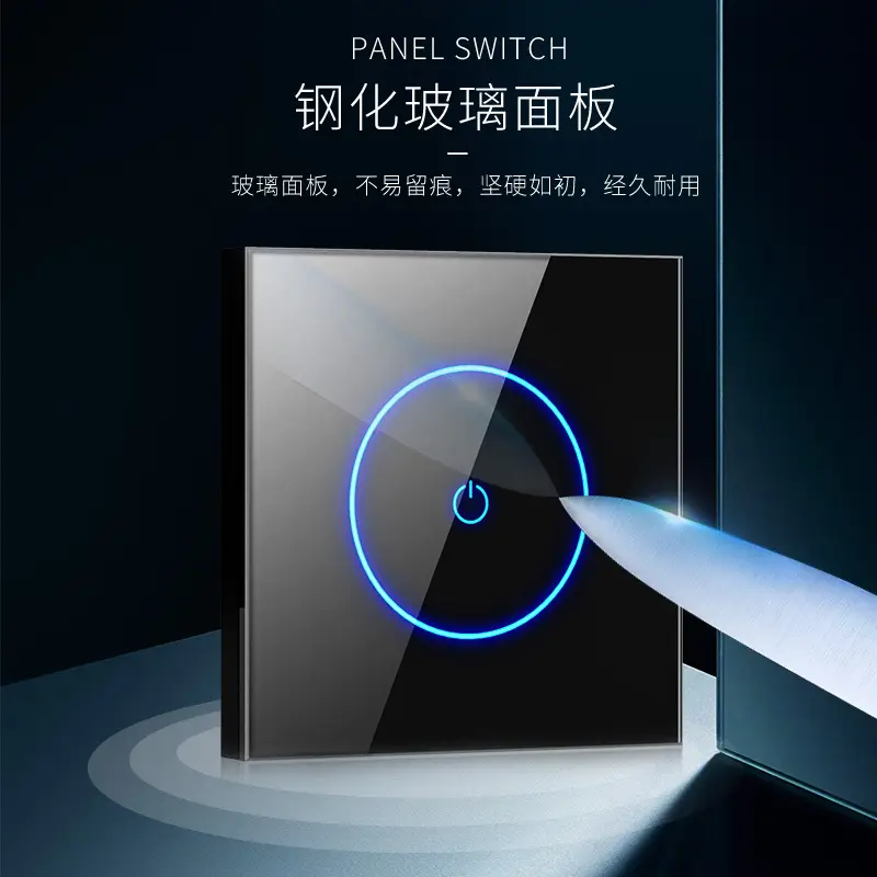 Smart switch panel Voice Touch graffiti wifi switch mobile phone remote control 86 European gauge has been connected to Mijia