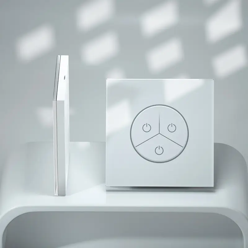 Smart switch panel Voice Touch graffiti wifi switch mobile phone remote control 86 European gauge has been connected to Mijia