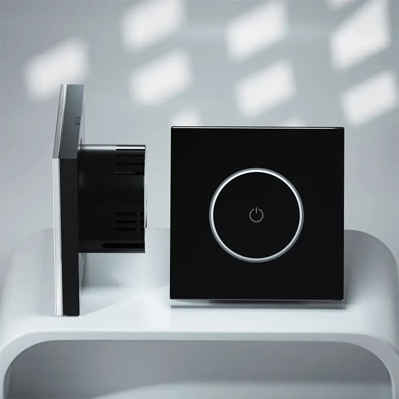 Smart switch panel Voice Touch graffiti wifi switch mobile phone remote control 86 European gauge has been connected to Mijia