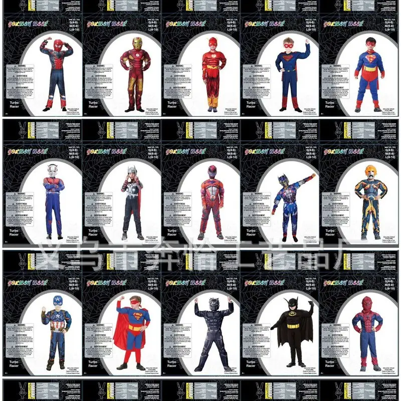 61 Children Captain America Superman Thor Batman Venom Muscle Costume Avengers Costume