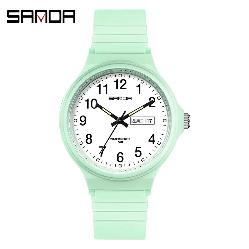 Sanda Black Dual Language Watch for Boys Girls - Image 6