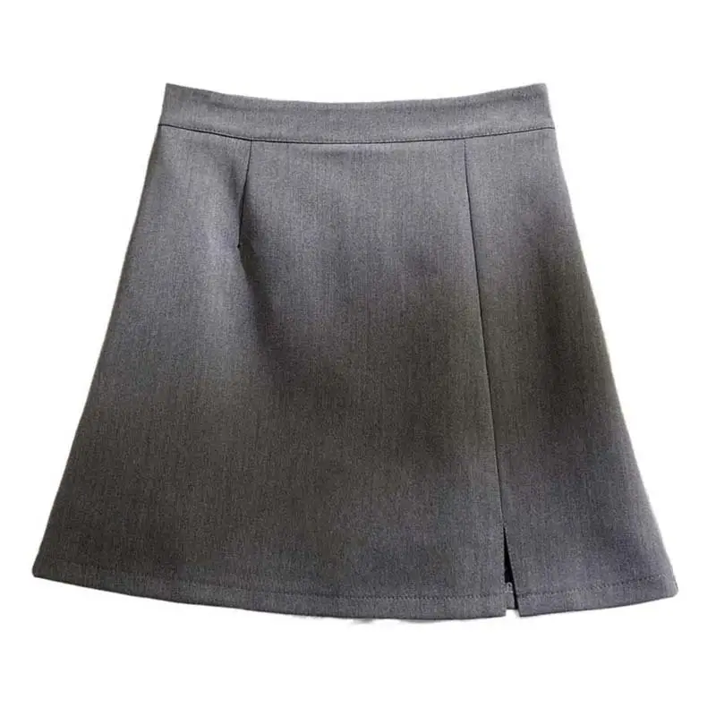 Black Korean Style Women's Half-Length Skirt