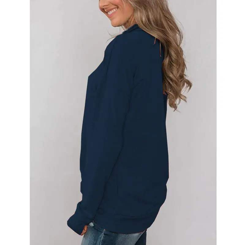 2025 Women's White Long Sleeve Pullover T-Shirt — feature 11