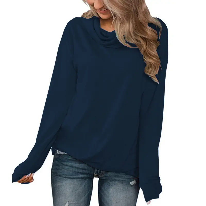 2025 Women's White Long Sleeve Pullover T-Shirt - Image 5