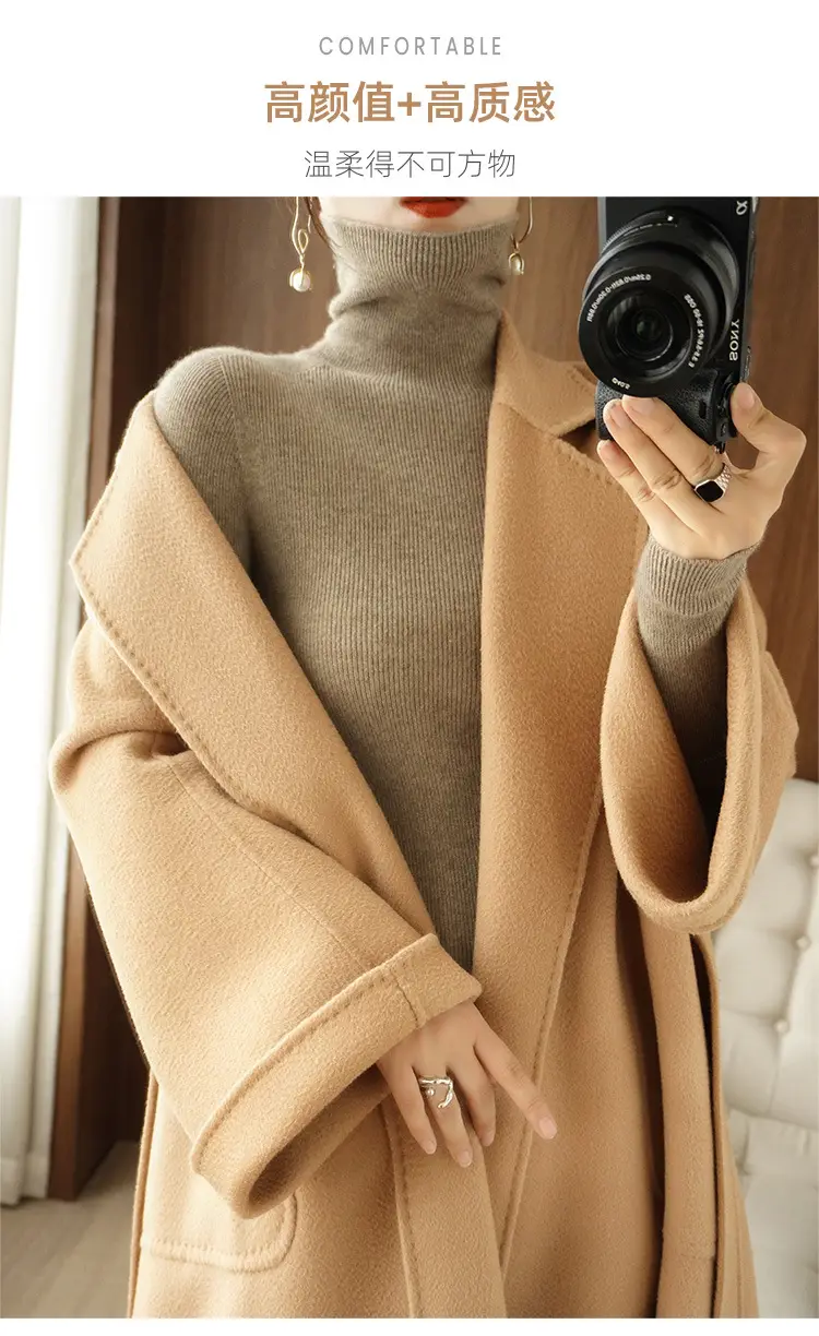 Green Knit Long Sleeve Women's Slim Top — feature 4
