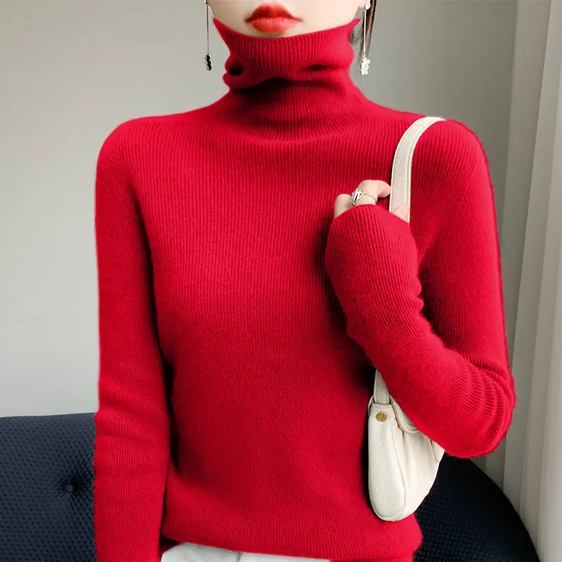 Green Knit Long Sleeve Women's Slim Top - Image 19
