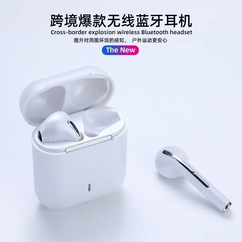 Wireless Bluetooth Earphones with Long Handle & Charging Case - Image 8