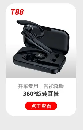 Wireless Bluetooth Earphones with Long Handle & Charging Case — feature 10