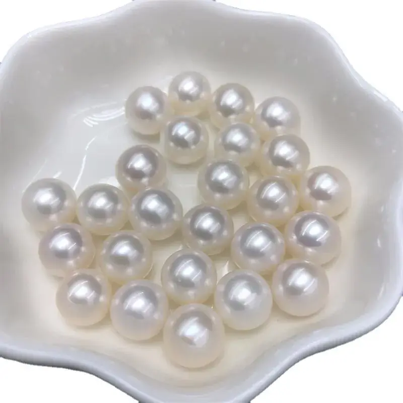 Freshwater Pearl Round Beads 6-10mm Loose Beads - Image 5