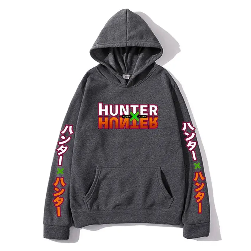 Men's Black Hunter Hoodie with Red Graphic - Image 22