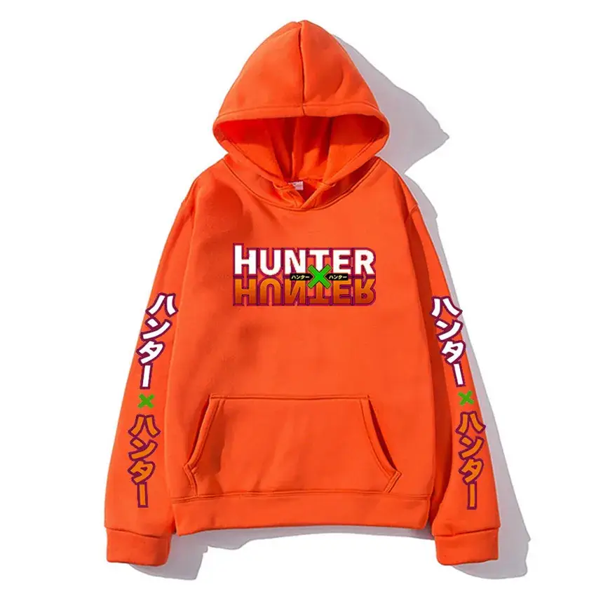 Men's Black Hunter Hoodie with Red Graphic - Image 23