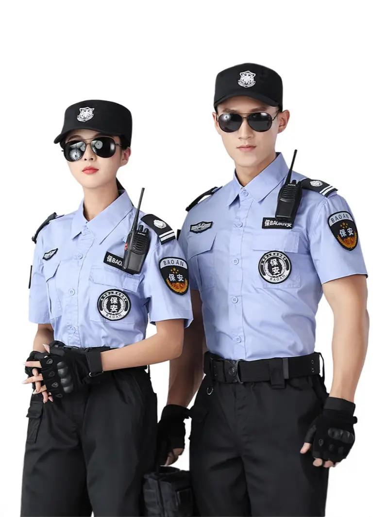 Men's Black Security Training Uniform Suit - Image 10
