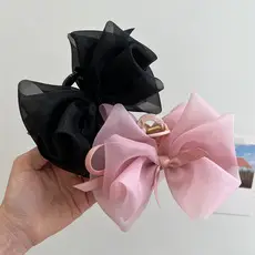 Black Knitted Middle Knot Hairband for Girls — feature 26