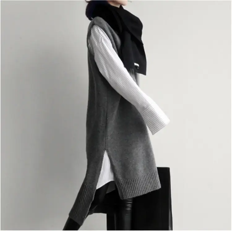 2026 Korean Style Knitted V-Neck Sweater Vest — feature 4