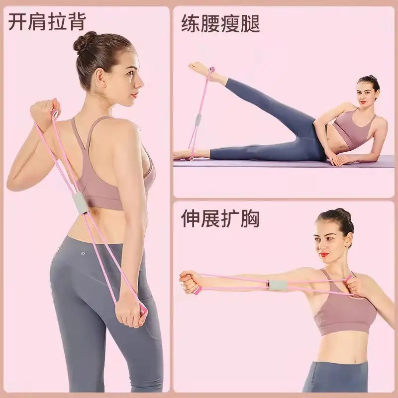 Pink Hunchback Stretching Band for Home Fitness - Image 7