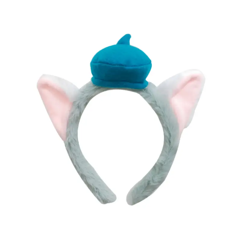 Plush Bunny Headband with Carrot Tail for Girls