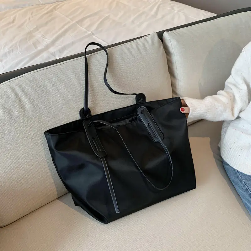 Korean Style Large Capacity Women's Tote Bag Olive Green
