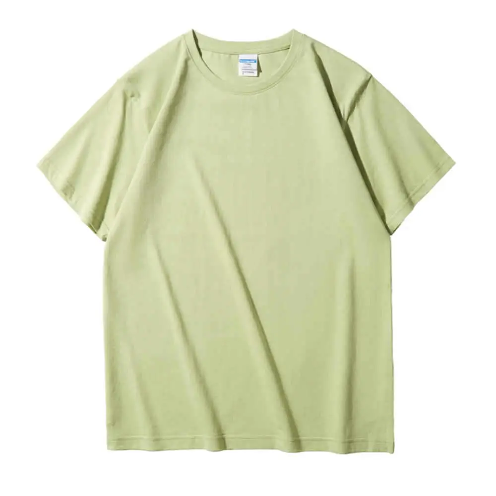 Men Green Cotton T-Shirt Half Sleeve 210g - Image 24