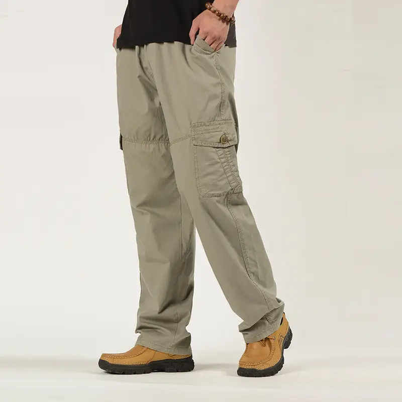 Spring Autumn Winter Fleece Lined Long Pants Large Men - Image 3