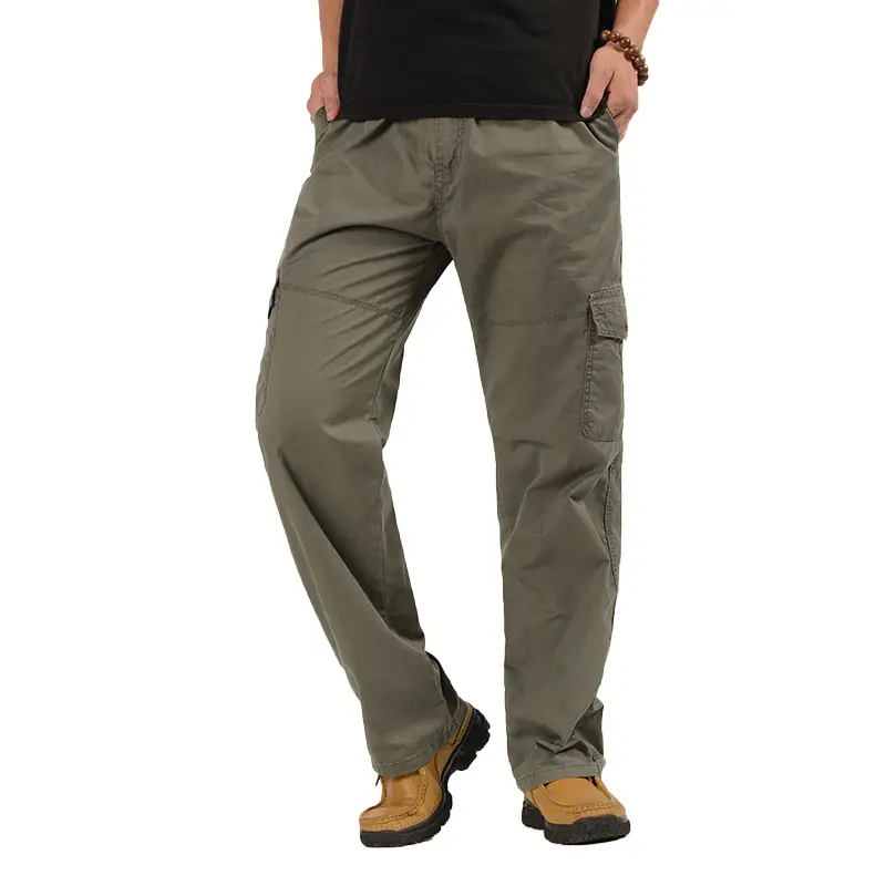 Spring Autumn Winter Fleece Lined Long Pants Large Men - Image 5