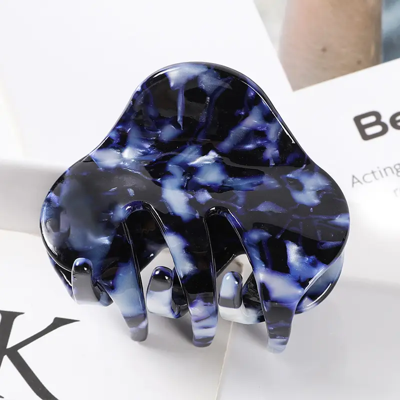 Korean Style Hair Clip with Acrylic Plate Gripper 9.5cm - Image 33