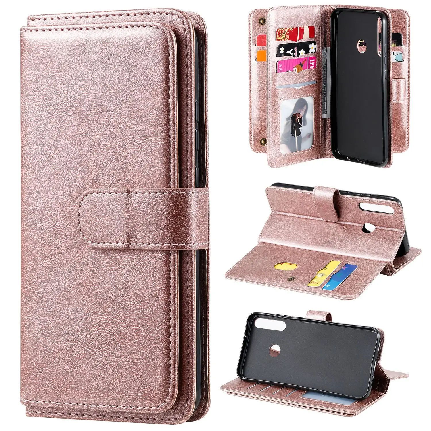 Huawei P40Lite Leather Card Protection Wallet Case