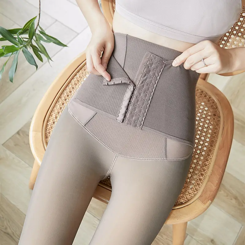High-Waisted Translucent Butt-Lifting Leggings for Women - Image 9