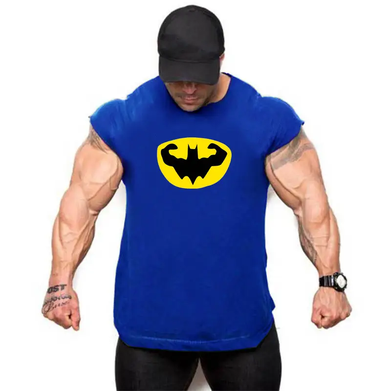 Men's Red Batman Muscle Vest Basketball Print - Image 5