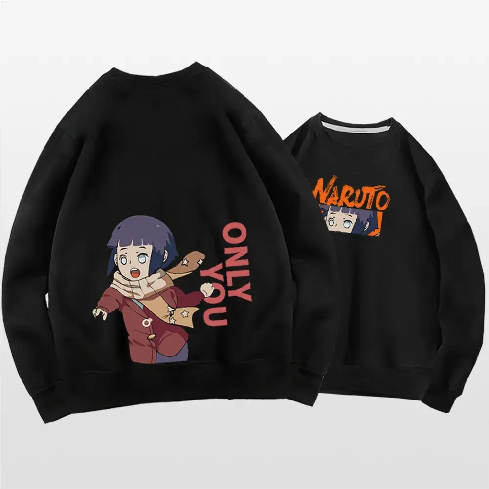 Naruto Graphic Crewneck Sweatshirt Set Blue