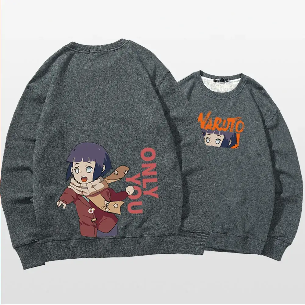 Naruto Graphic Crewneck Sweatshirt Set Blue
