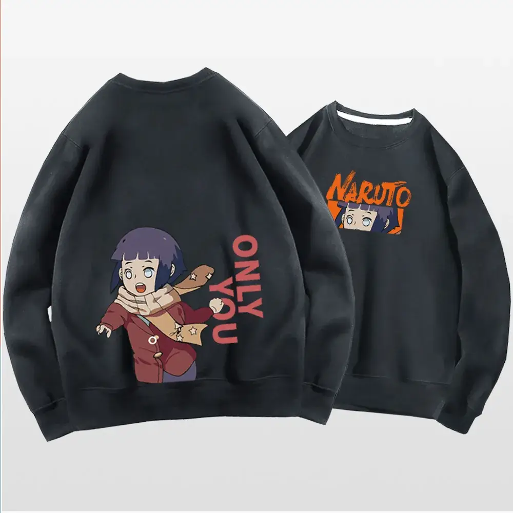 Naruto Graphic Crewneck Sweatshirt Set Blue