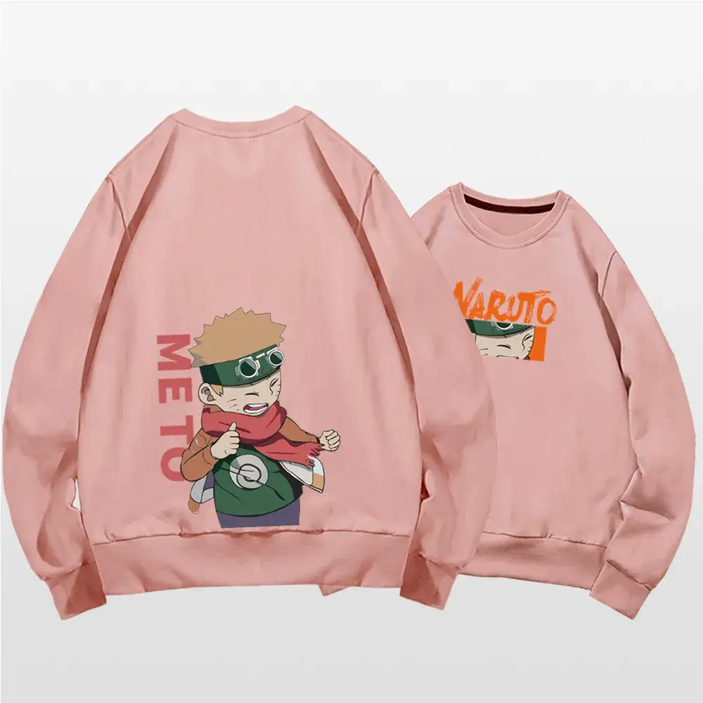 Naruto Graphic Crewneck Sweatshirt Set Blue