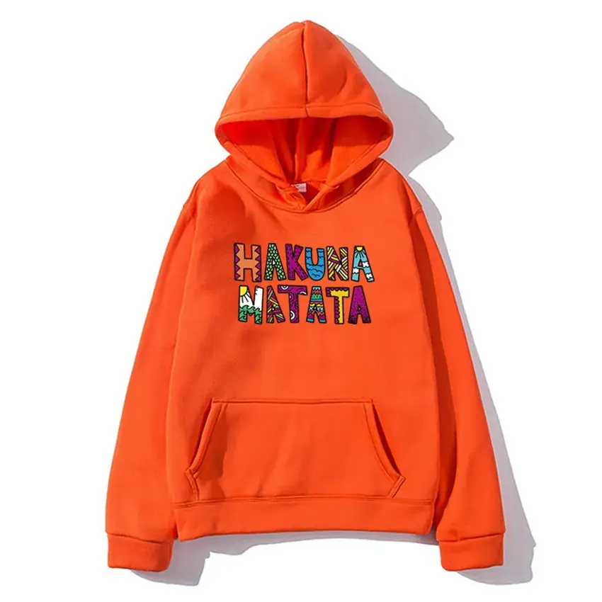 Men Red HAKUMA Print Hoodie with Pocket - Image 11