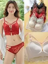 Japanese style simple seamless glossy solid color girl's underwear student summer big chest small chest push up bra women's thin — feature 12