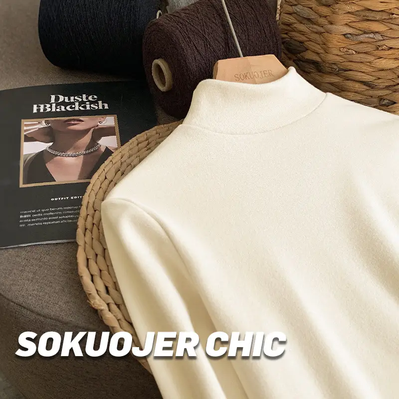 Women's Warm Waxy Sandal Shirt with Collar Base - Image 17