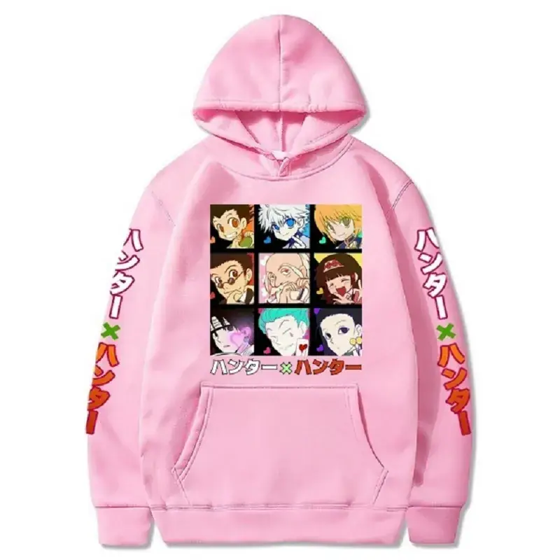 Pink HUNTER x HUNTER Hoodie for Boys - Image 11