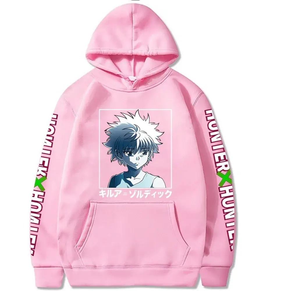 Pink HUNTER x HUNTER Hoodie for Boys - Image 17