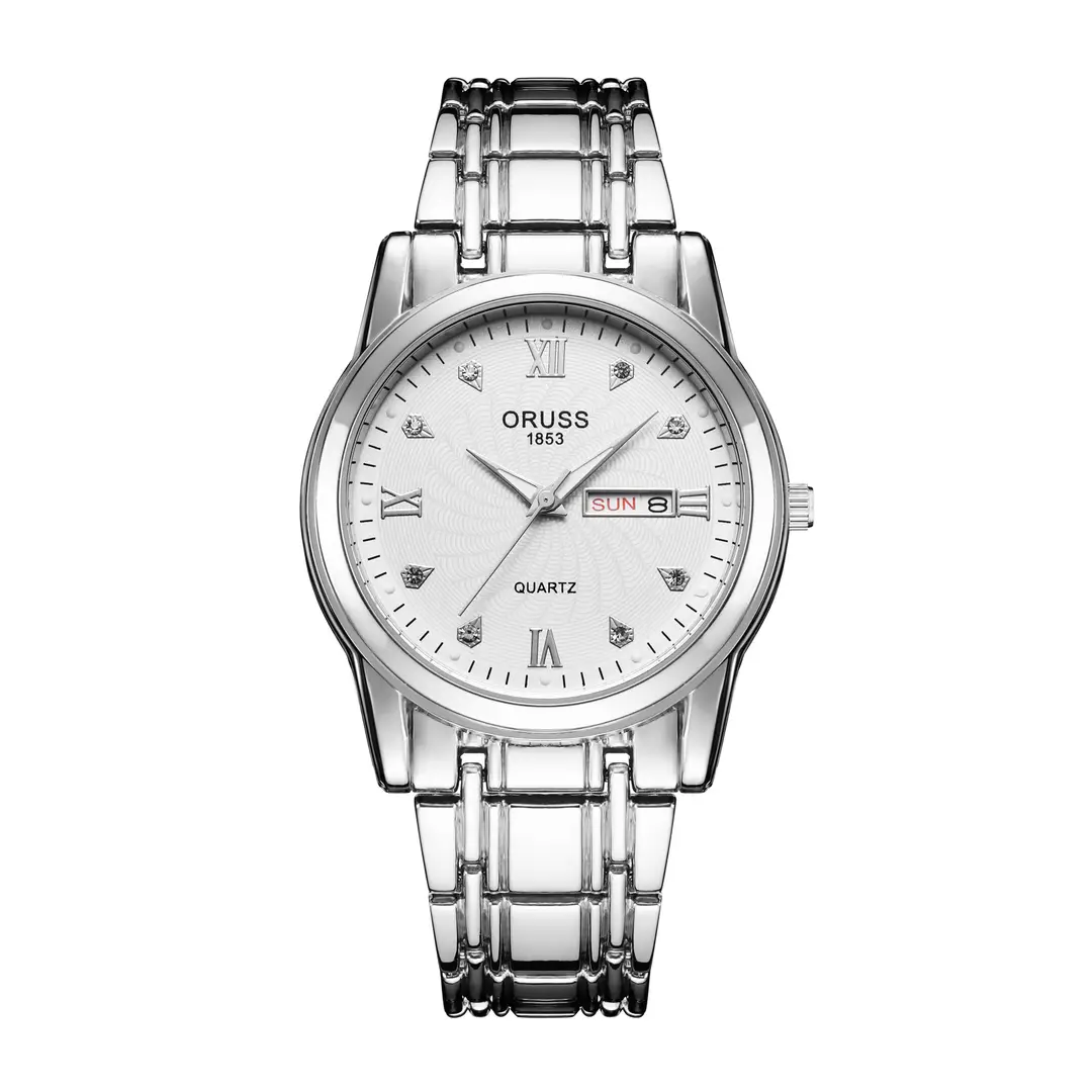 980 men's silver with white flour
