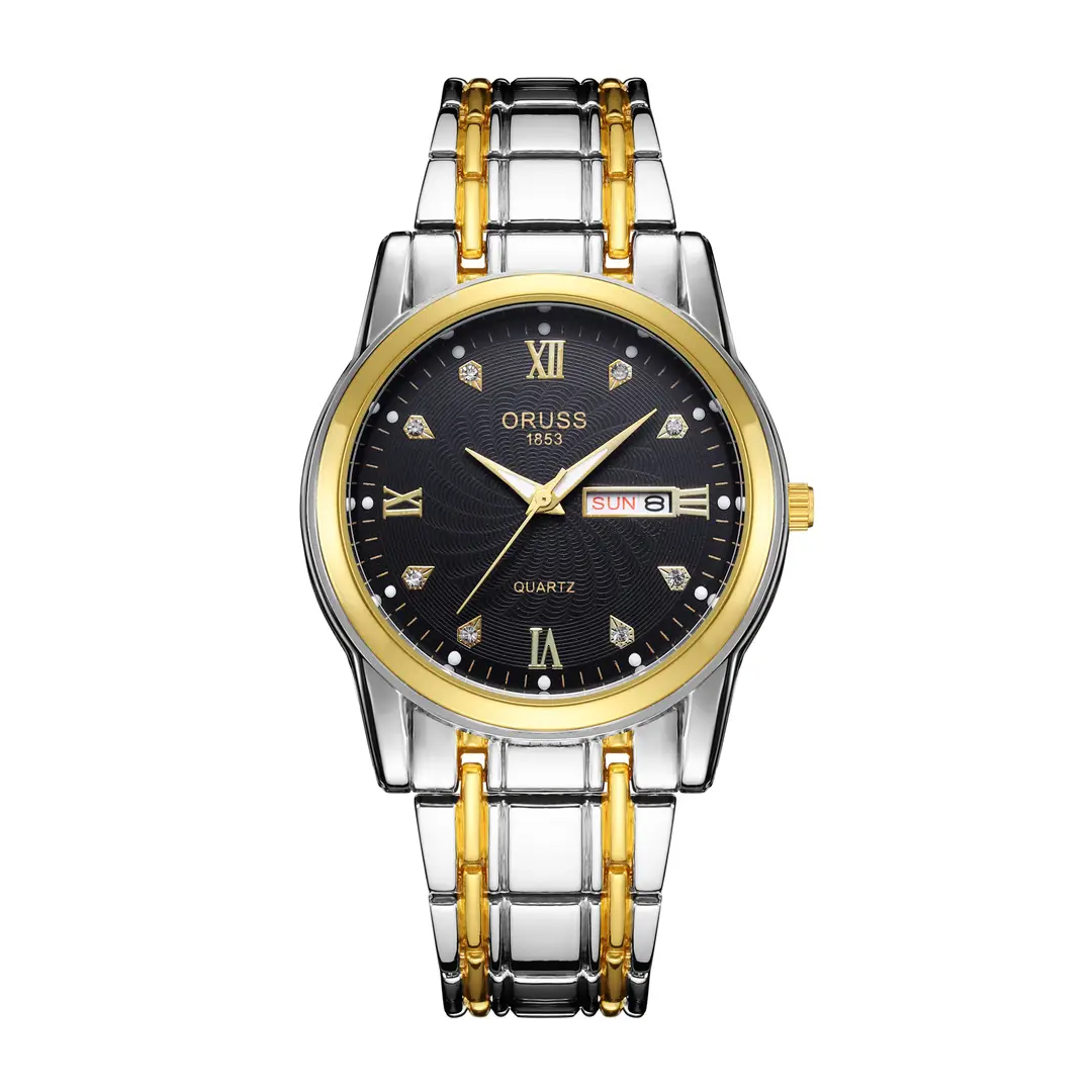 Counter Automatic Movement Watch Men's Calendar Luminous Waterproof Ultra-thin Non-mechanical Watch Steel Domestic Watch Men