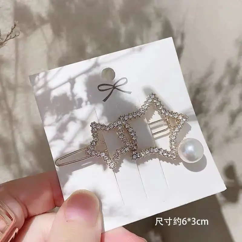 Korean Star Rhinestone Hairpin for Women - Image 5