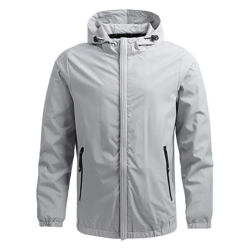Amazon Cross-border Men's Spring and Autumn Casual Jacket Coat Baseball Coat Hooded Men's Coat Foreign Trade Men's 1828