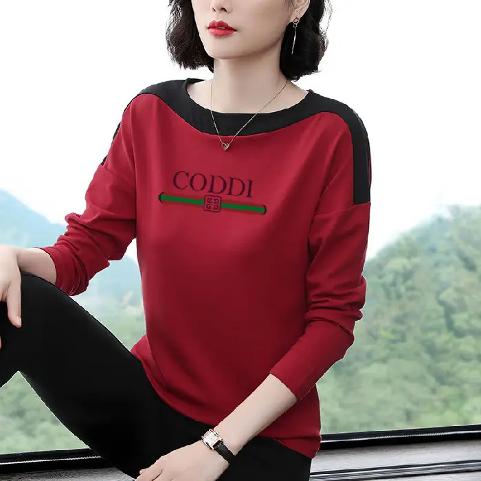 Women Long Sleeve Sweatshirt Yellow Black CODDI Design - Image 2