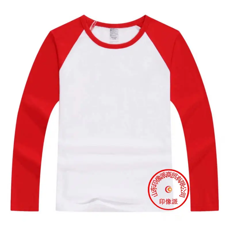 Heat Transfer Long Sleeve Sweatshirt White Black Red — feature 10