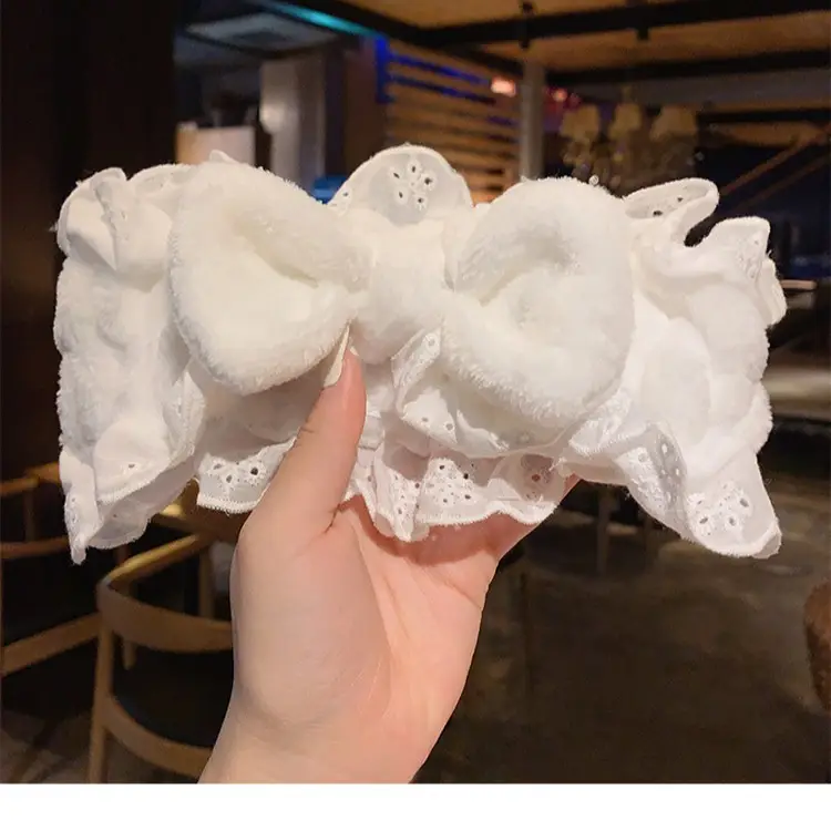 White Faux Antler Hair Band for Women - Image 11